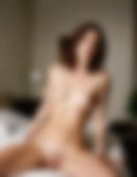 Lillian enjoys a sensual moment in a stylish apartment.