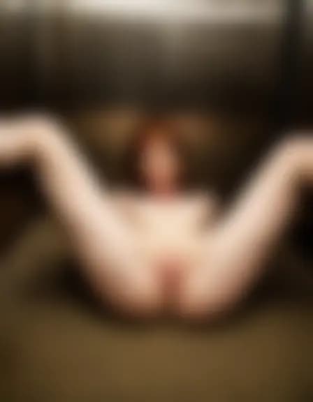 Evelyn's intimate moment in an emergency lit elevator.